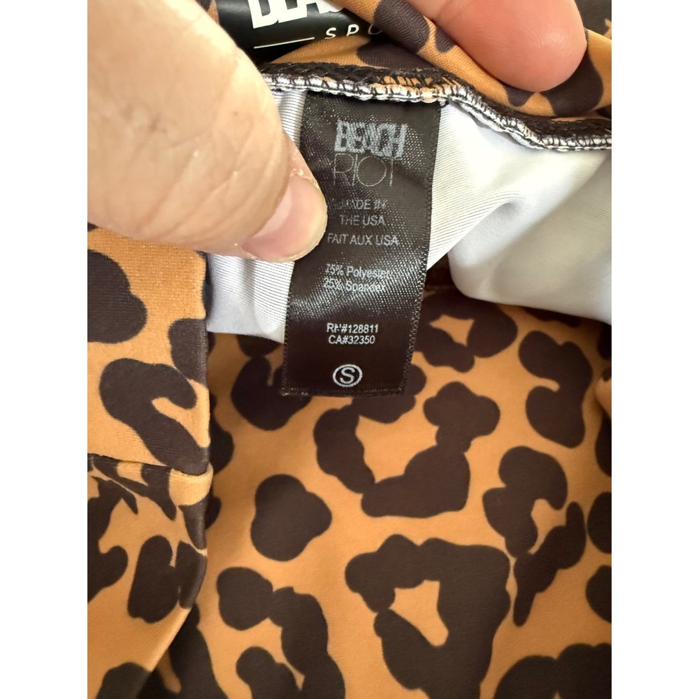Beach Riot Piper Legging Leopard - Picture 4 of 7